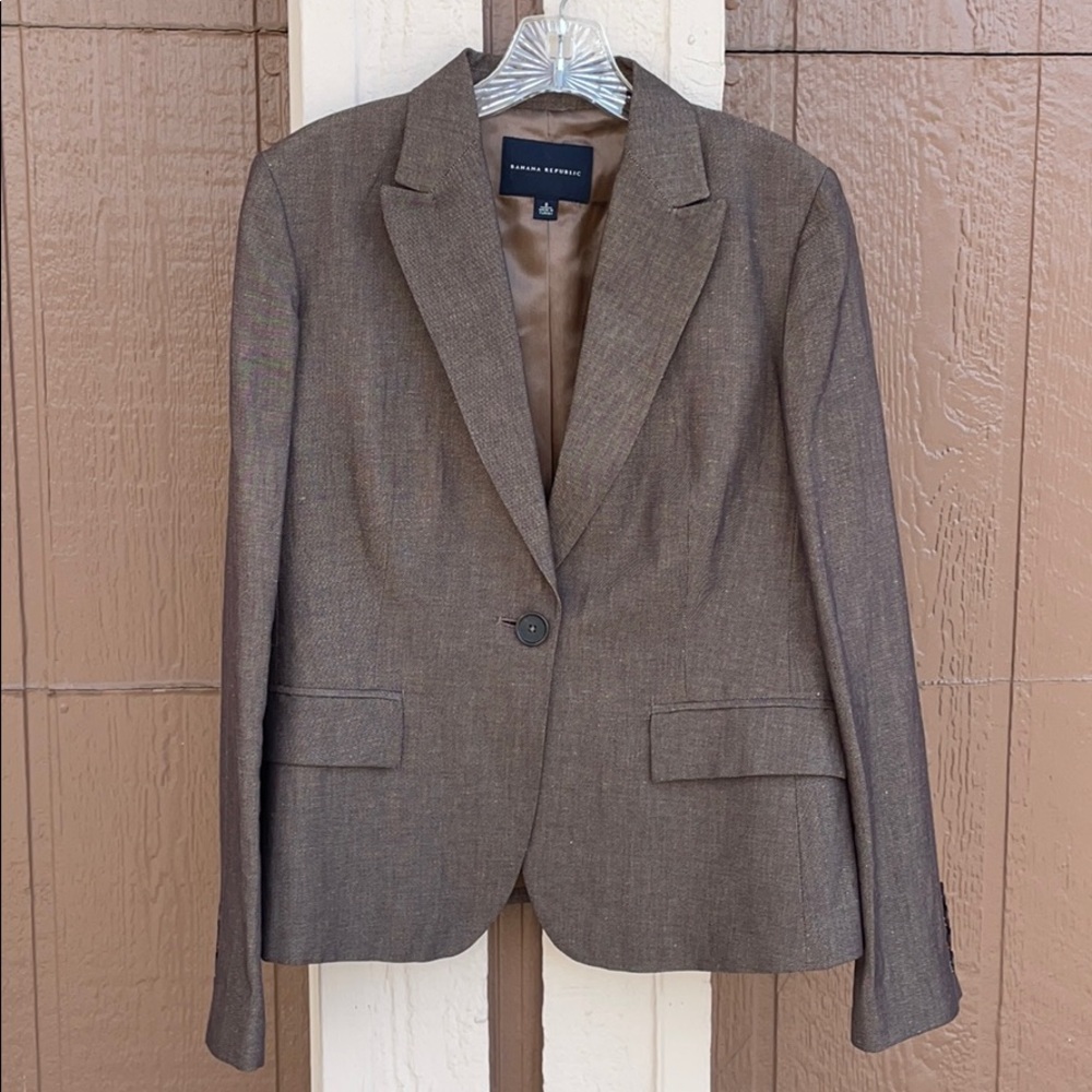 Gap NWOT Linen Blazer